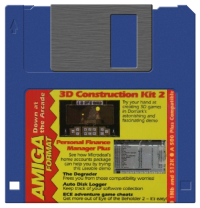 3D Construction Kit 2.0 Amiga US box art
